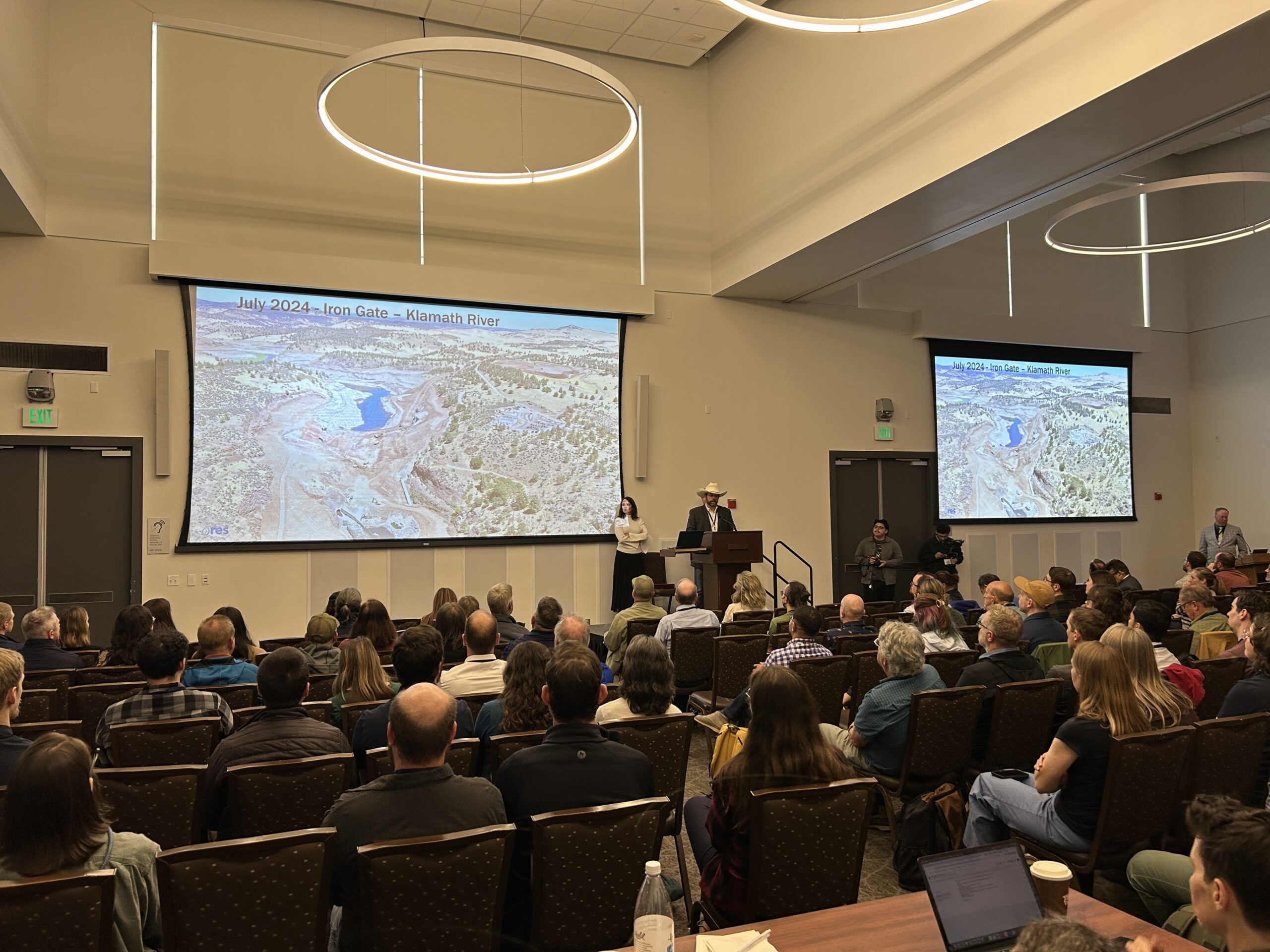 Presentation of the Klamath River Renewal Project at the conference
