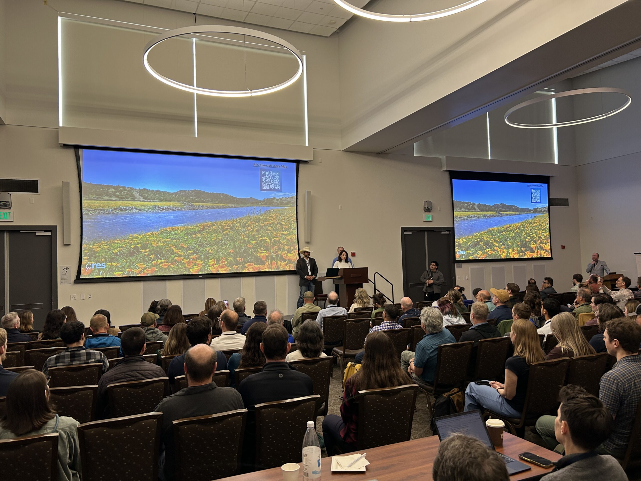 Presentation of the Klamath River Renewal Project at the conference